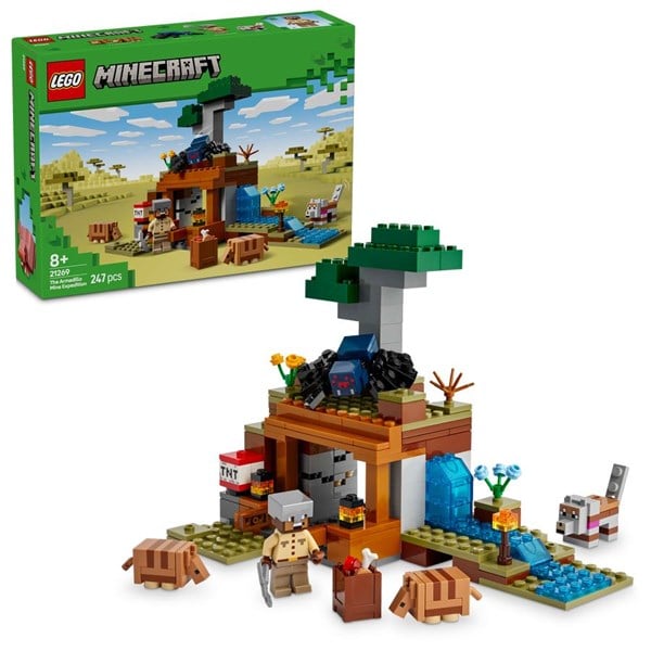 LEGO Minecraft Bæltedyrs-mineekspeditionen