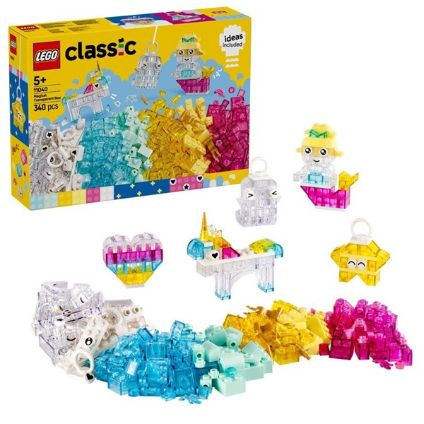 Lego Classic - Magiske Gennemsigtige Klodser
