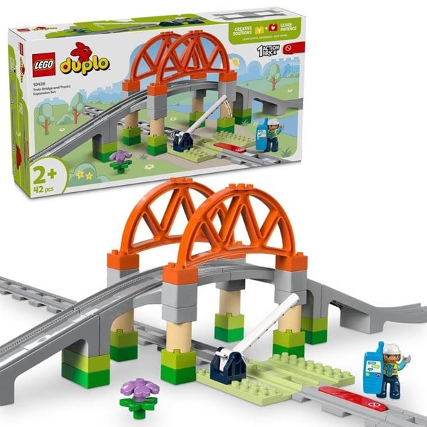 LEGO DUPLO Town Togbro og spor udvidelsessæt