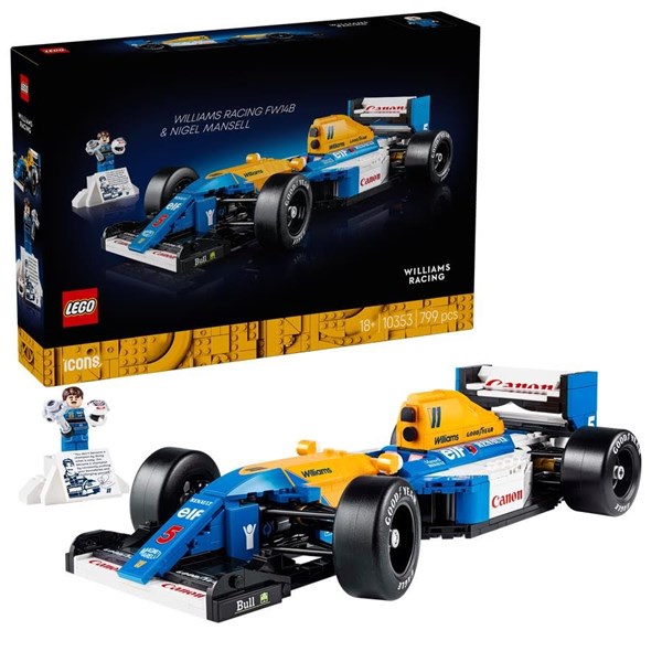 Lego Icons - Williams Racing Fw14b Og Nigel Mansell