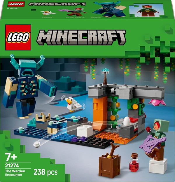 LEGO Minecraft Warden-mødet