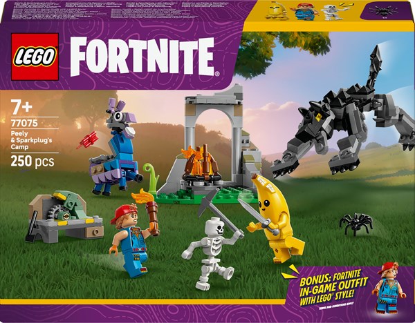 Lego Fortnite - Peely Og Sparkplugs Lejr