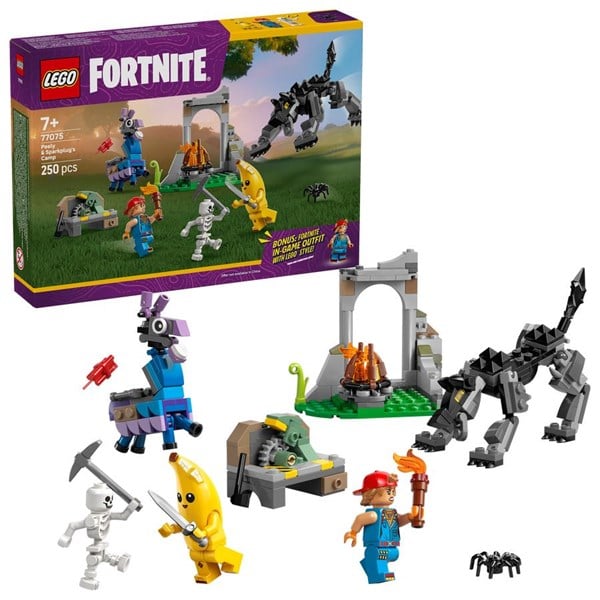 Lego Fortnite - Peely Og Sparkplugs Lejr