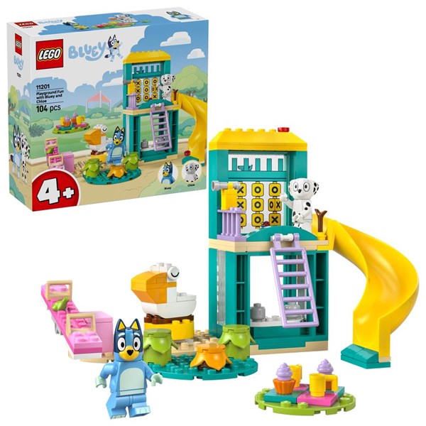 LEGO Bluey Sjov på legepladsen med Bluey og Chloe
