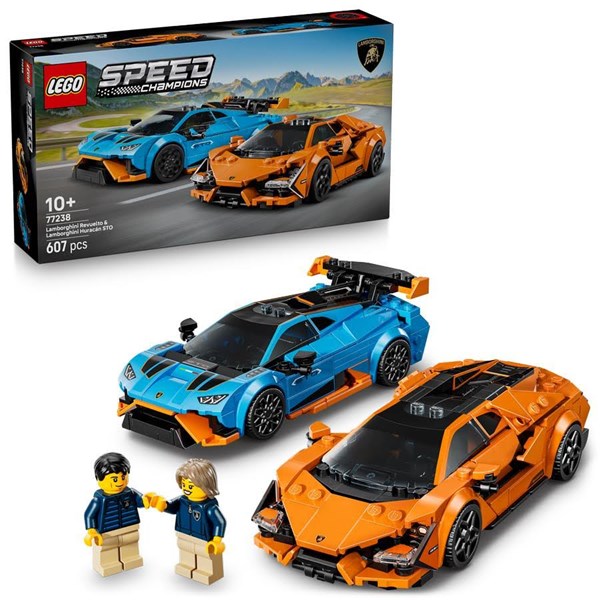 LEGO Speed Champions Lamborghini Revuelto og Huracán STO