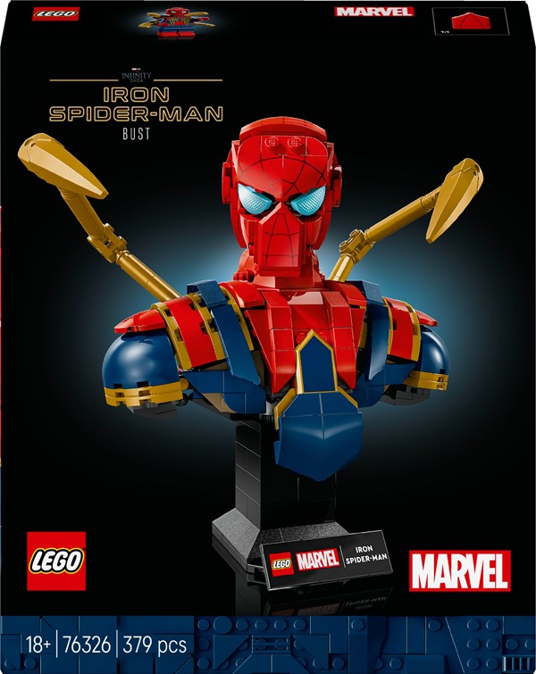 Lego Marvel - Iron Spider - man - buste