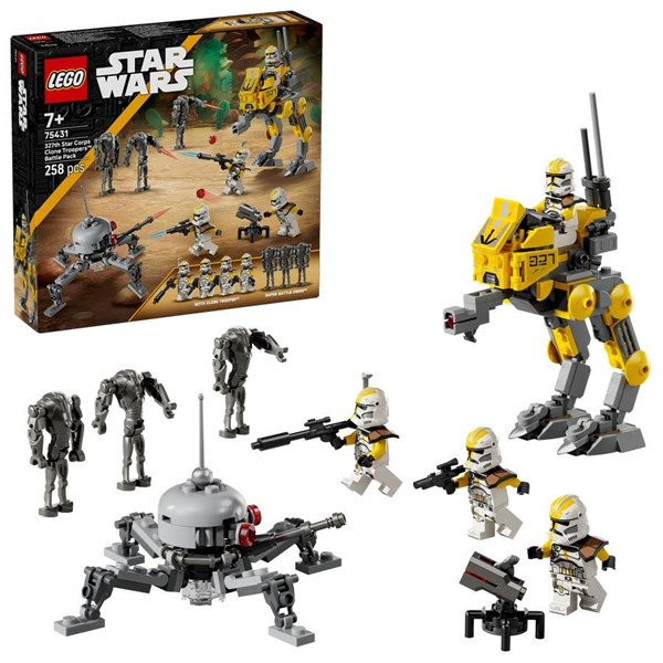 Lego Star Wars - Battle Pack Med Klonsoldater Fra 327. Stjernekorps