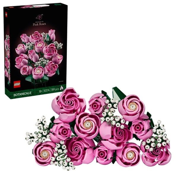 LEGO Botanicals Buket af pink roser