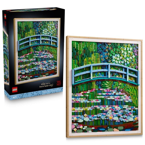 Claude Monet - Den japanske bro over åkandedammen