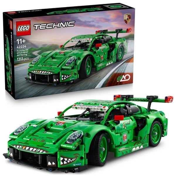 LEGO Technic Porsche 911 GT3 R REXY AO Racing-racerbil