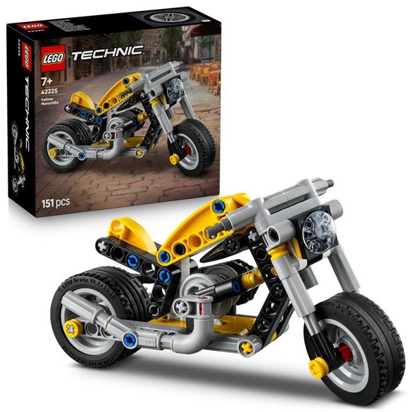 LEGO Technic Gul motorcykel
