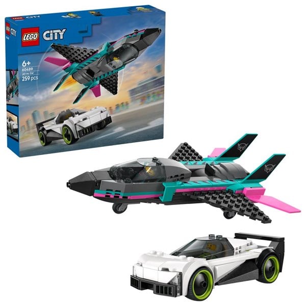 LEGO City Jetfly mod racerbil