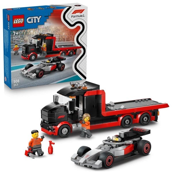 F1®-udstillingstruck med Audi F1®-racerbil
