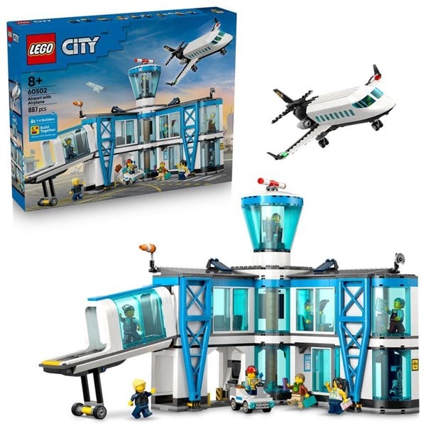 LEGO City Lufthavn med fly