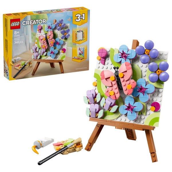 Blomsterpynt: Kunstmaleri