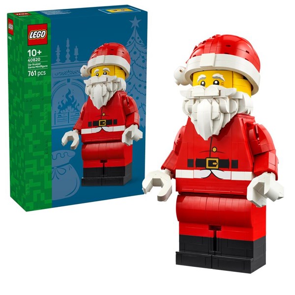Up-Scaled Santa Minifigure