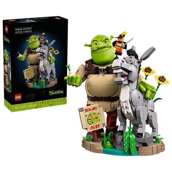 Shrek, Ãsel og Den bestøvlede kat