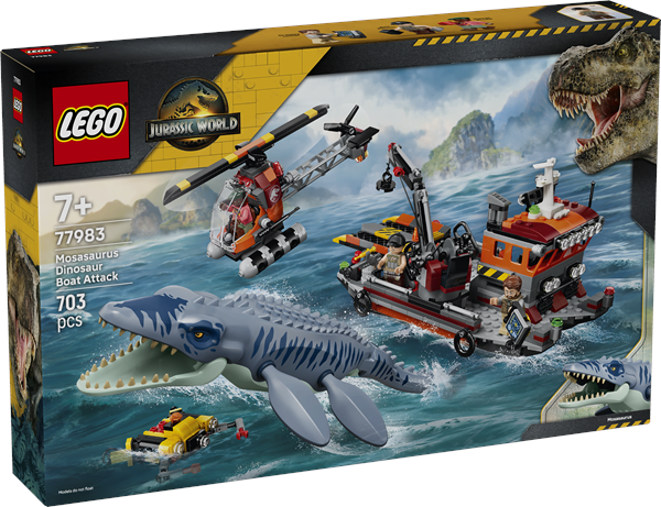 Mosasaurus-dinosaurens bådangreb