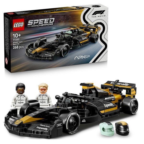 LEGO Speed Champions APXGP-teamets racerbil fra F1® The Movie