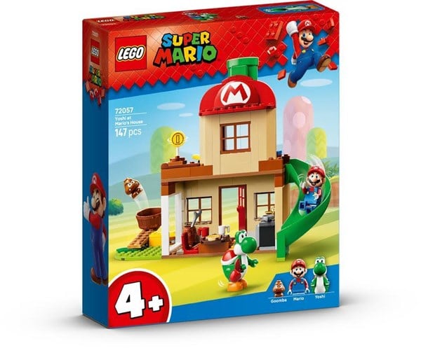 Yoshi på besøg hos Mario