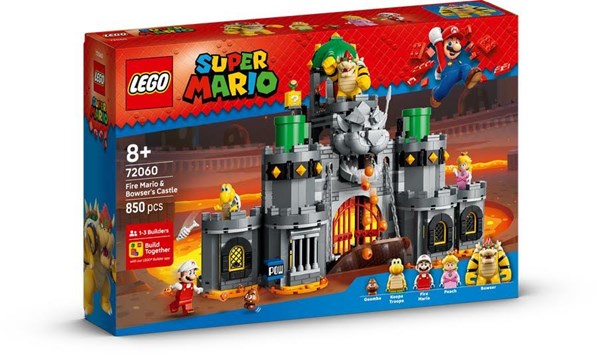 Fire Mario og Bowser's Castle