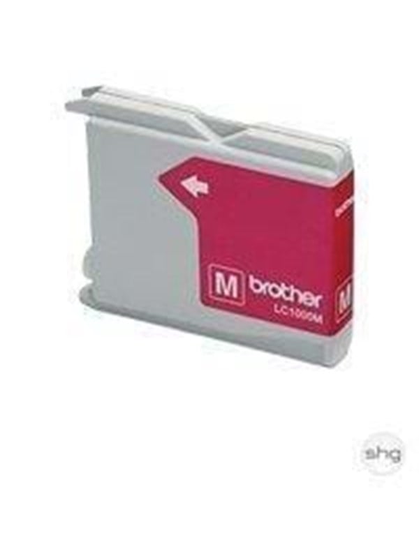 Brother LC1000M - Magenta - original - blækpatron - for Brother DCP-330, 350, 353, 357, 560, 750, 770, MFC-465, 5460, 5860, 660, 680, 845, 885