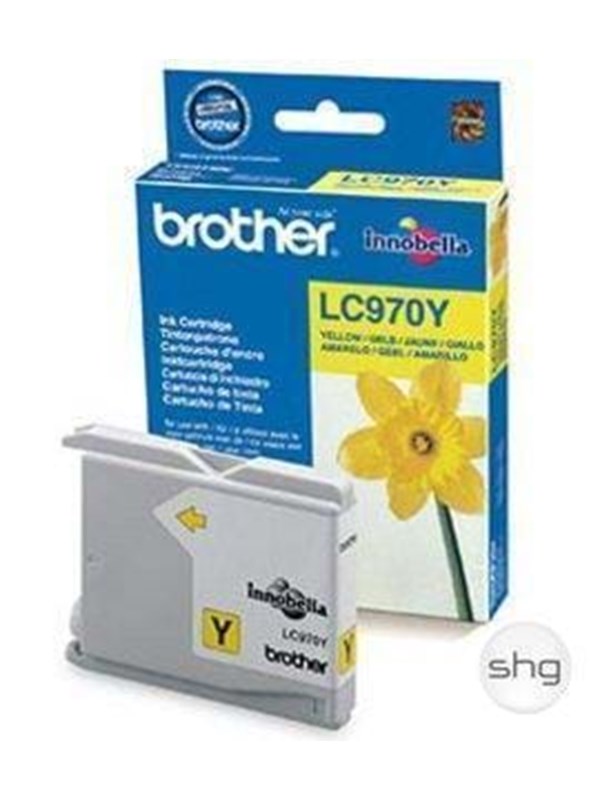 Brother Blækpatron gul LC970Y Modsvarer: N/A
