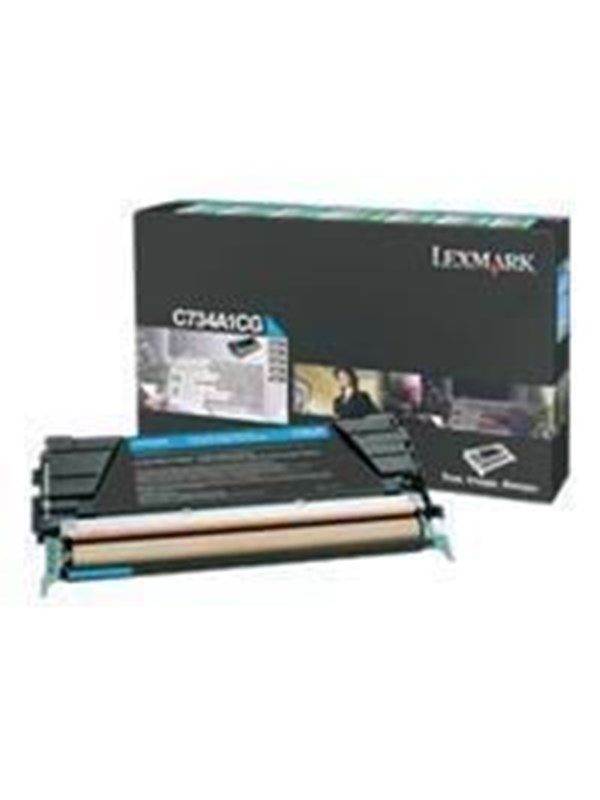 Lexmark C734A1CG Toner - Lasertoner Cyan