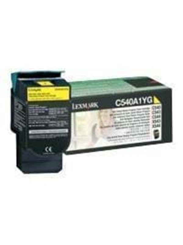 Lexmark Tonerkassette gul 1.000 sider return C540A1YG Modsvarer: N/A