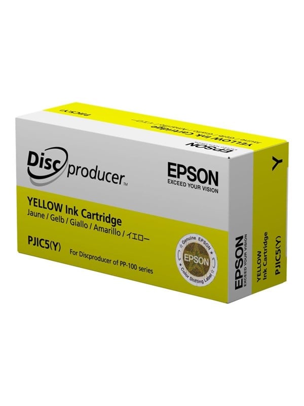 Epson PJIC5 Yellow - Blækpatron Gul