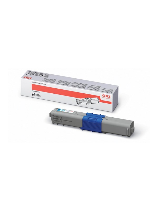 OKI Tonerkassette cyan 2.000 sider 44469706 Modsvarer: N/A