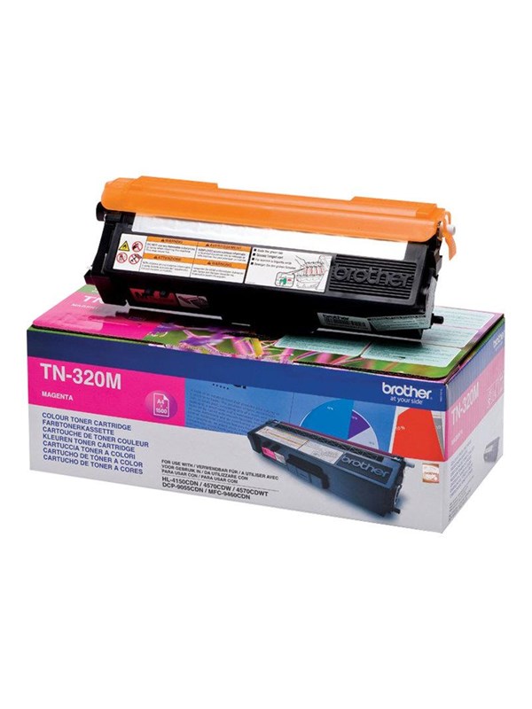 Brother Tonerkassette magenta 1.500 sider TN-320M Modsvarer: N/A