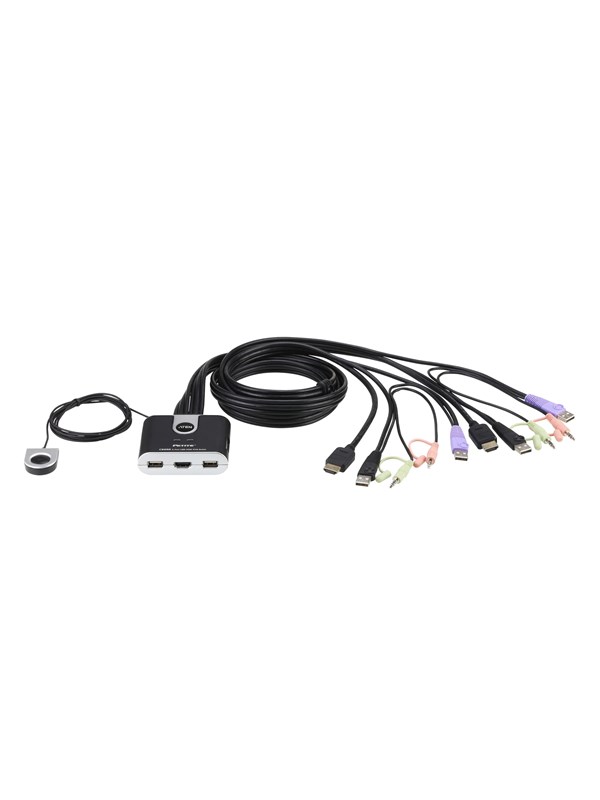ATEN CS-692 - 2-port USB HDMI KVM-switch med lyd