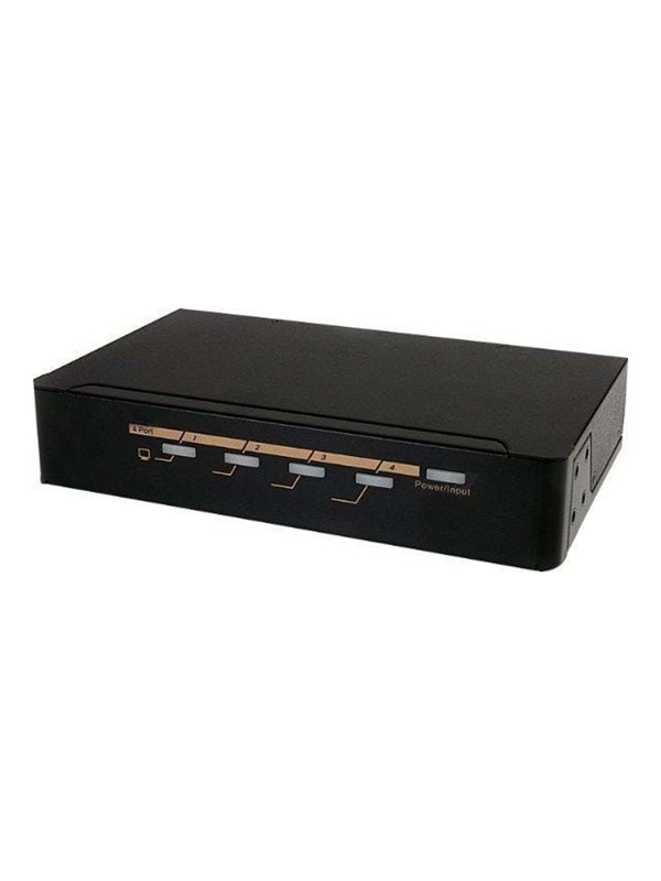 Startech HDMI Splitter 1 In 4 Out - 1080p - 4 Port -Mounting Brackets - 1.3 Audio - HDMI Multi Port - HDMI Audio Splitter (ST124HDMI2) - Videosplitter - 4 x HDMI + 4 x audio - desktop - for P/N: SVA12M2NEUA, SVA12M5NA