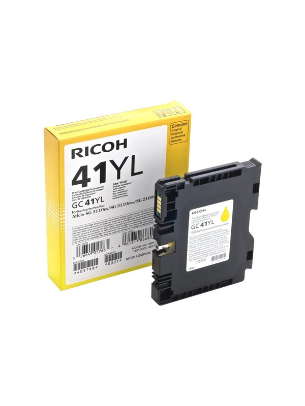 Ricoh Gelpatron gul, 600 sider 405768 Modsvarer: N/A