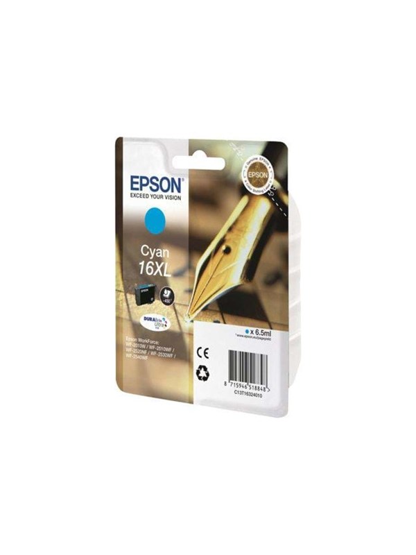 Epson Epson 16XL Blækpatron Cyan T1632 Modsvarer: N/A