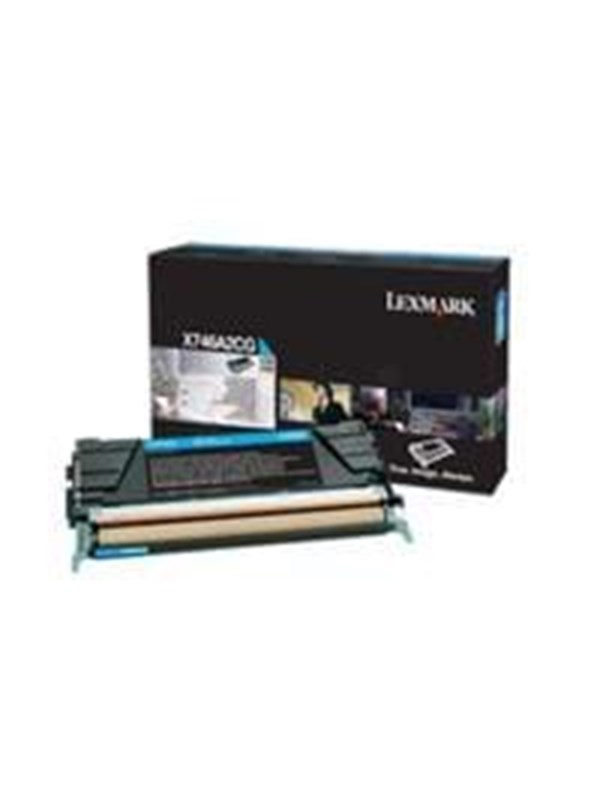 Lexmark X746A3CG - Lasertoner Cyan