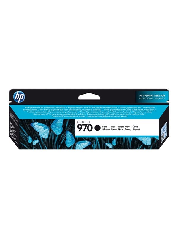 Hp Blæk Sort No.970 3k - Officejet Pro X451/x551/x476 X576