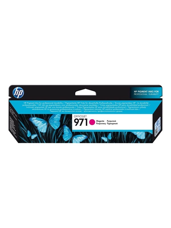 Hp Blæk Magenta No.971 2.5k - Officejet Pro X451/x551/x476 X576
