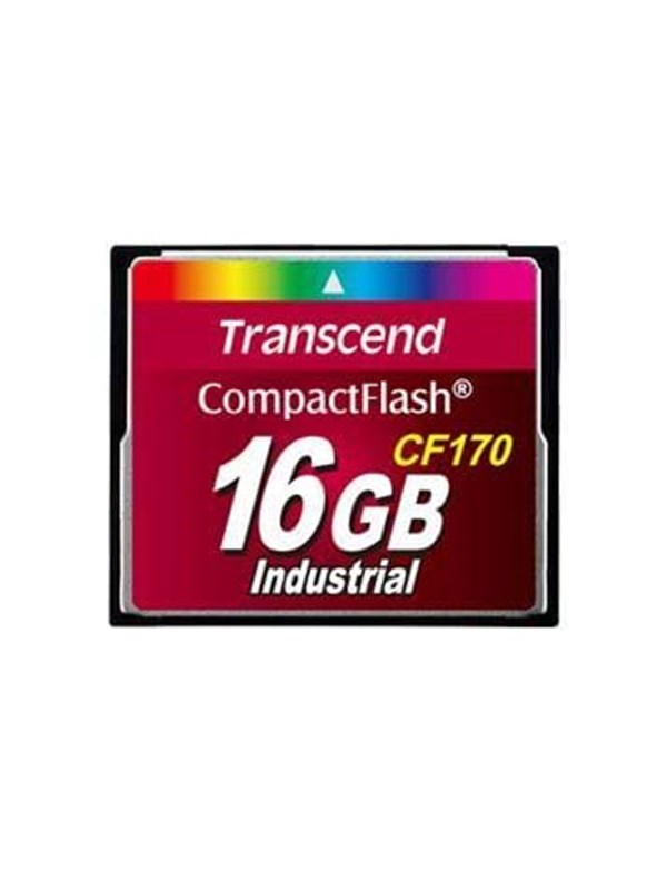 Transcend CompactFlash 170x Industrial - 86MB/s - 16GB