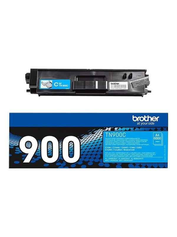 Brother Tonerkassette cyan 6.000 sider TN900C Modsvarer: N/A