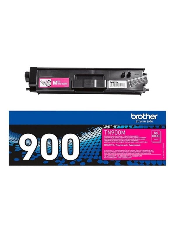 Brother Tonerkassette magenta 6.000 sider TN900M Modsvarer: N/A