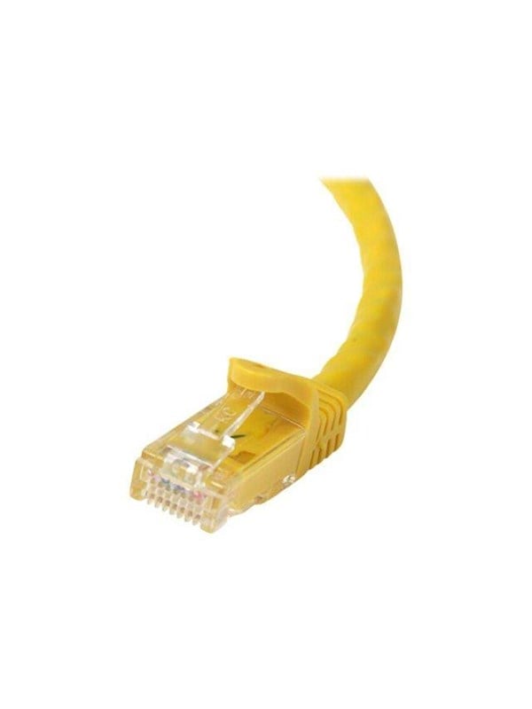 StarTech.com 2m CAT6 Ethernet Cable, 10 Gigabit Snagless RJ45 650MHz 100W PoE Patch Cord, CAT 6 10GbE UTP Network Cable w/Strain Relief, Yellow, Fluke