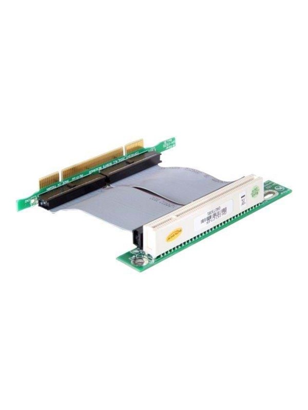 Delock Riser card PCI 32 Bit with flexible cable left insertion - Udvidelseskort