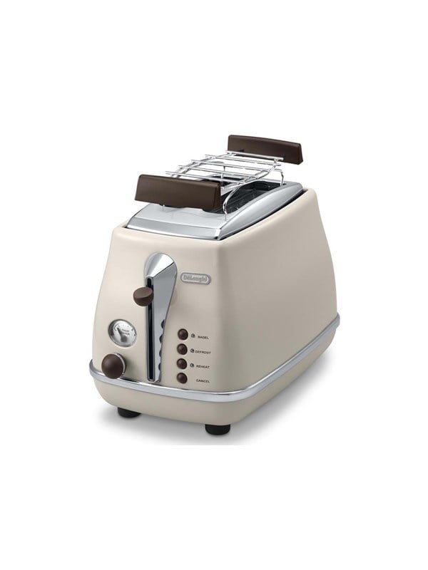 DeLonghi Brødrister CTOV 2103 Cream/Beige DeLonghi Brødrister CTOV 2103 Cream/Beige
