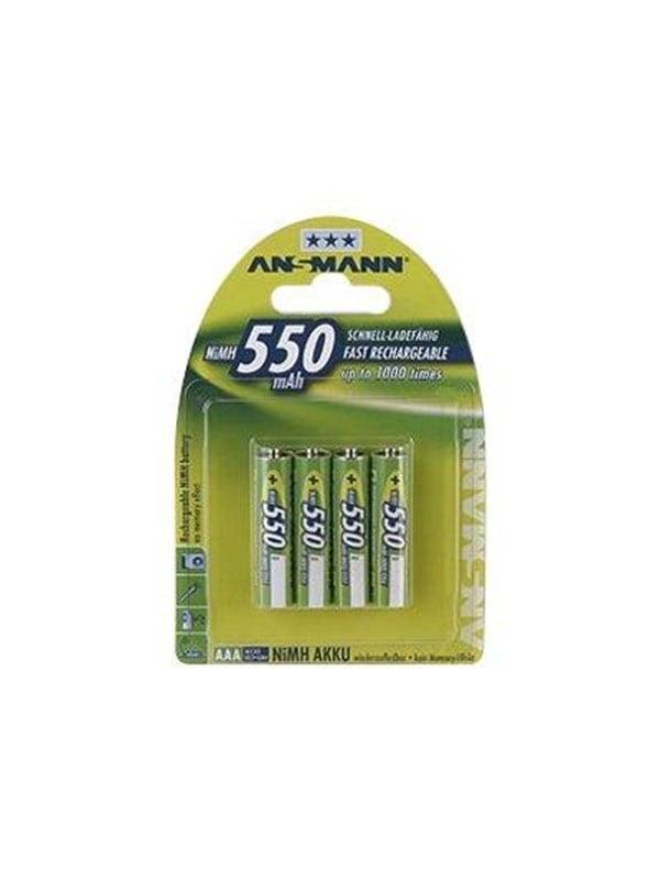ANSMANN AAA type Batterier til generelt brug (genopladelige) 550mAh