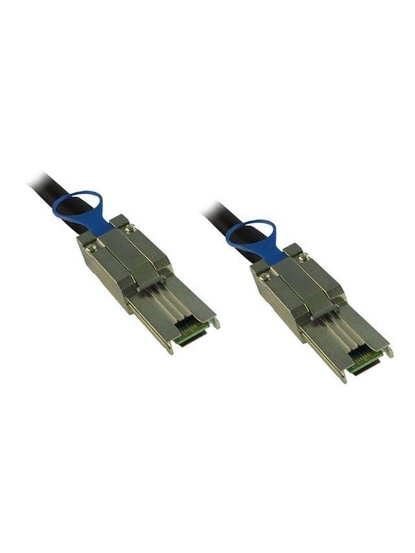 Inter-Tech Serial Attached SCSI (SAS) eksternt kabel Sort 1m