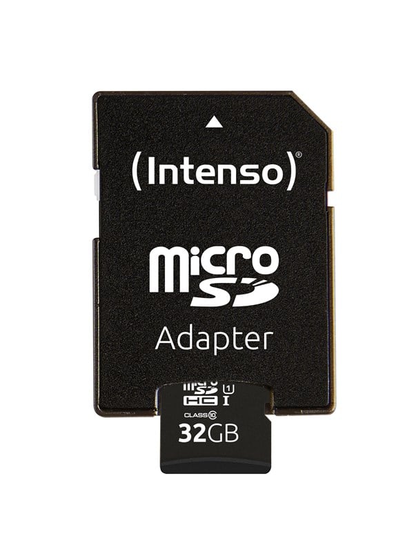Intenso Premium - Flashhukommelseskort (microSDHC til SD adapter inkluderet) - 32 GB - UHS Class 1 / Class10 - microSDHC UHS-I
