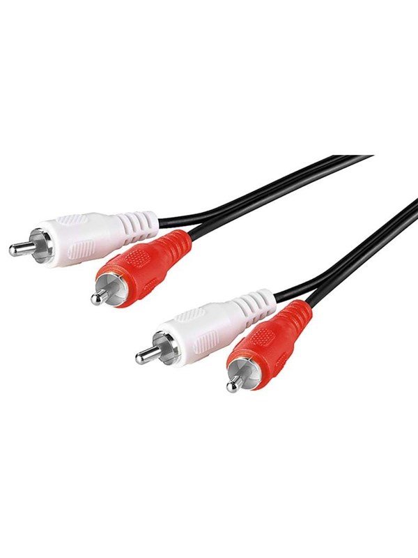 goobay AVK 128-1500 - Audiokabel - RCA han til RCA han - 15 m - rund