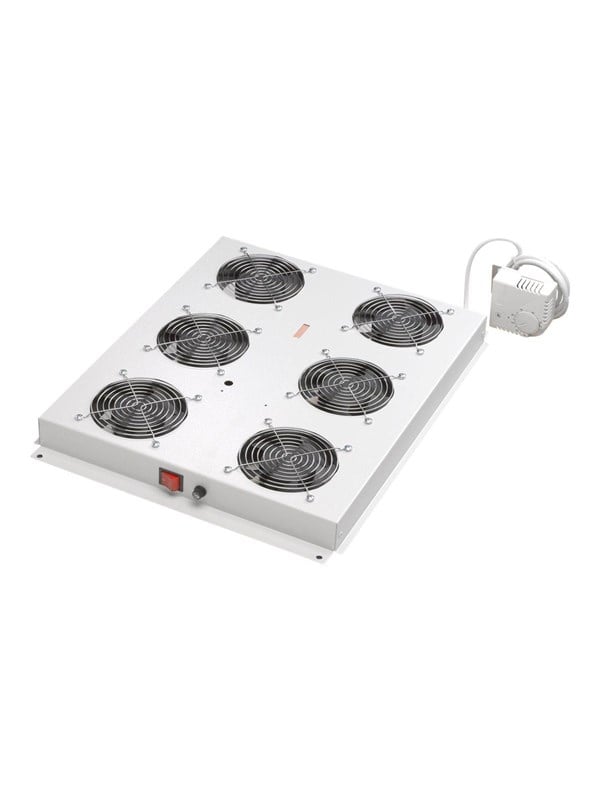 DIGITUS Professional DN-19 FAN-4-SRV Racktag med 2 blæsere 1-pack Grå